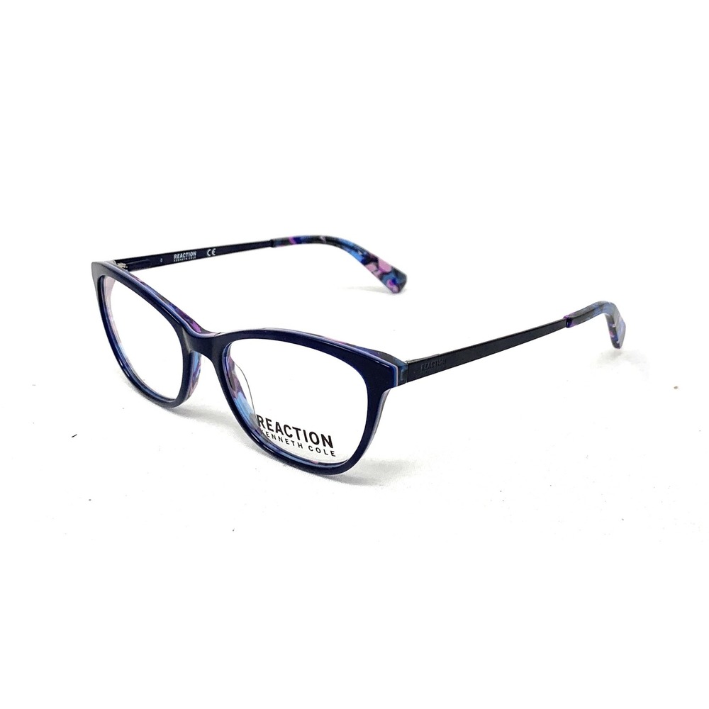 KENNETH COLE Reaction Women's Cat Eye Eyeglasses KC 0826 091 Blue 51mm